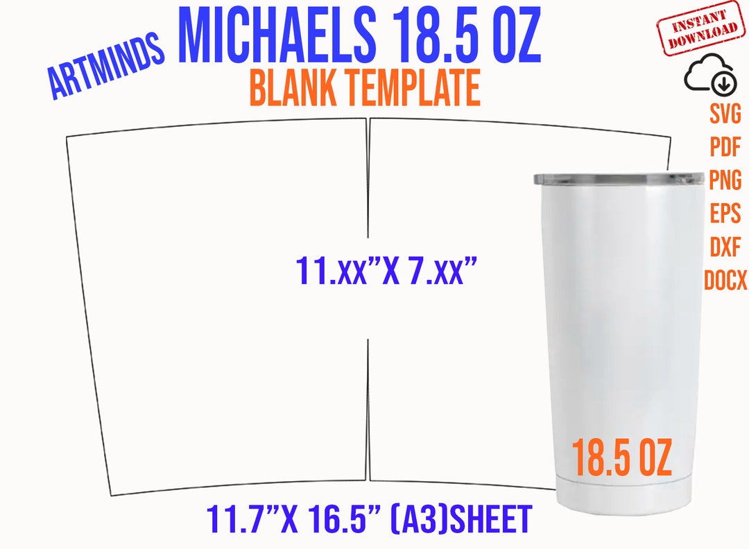 YETI RAMBLER 10 oz STACKABLE MUG tumbler template Full wrap