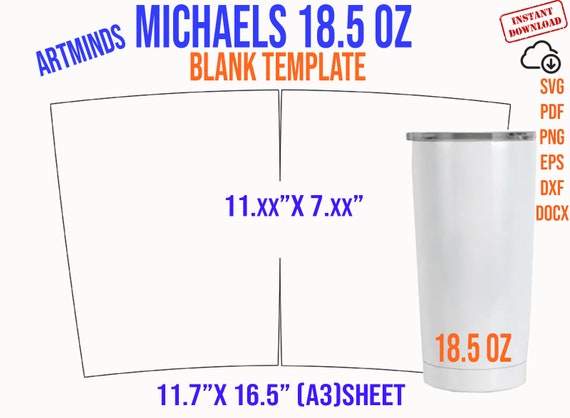 Ozark Trail 20 oz tumbler template Sublimation full wrap