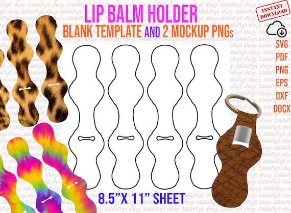 Lip Balm Holder Template Lip Balm Holder Svg Lip Balm Holder Etsy