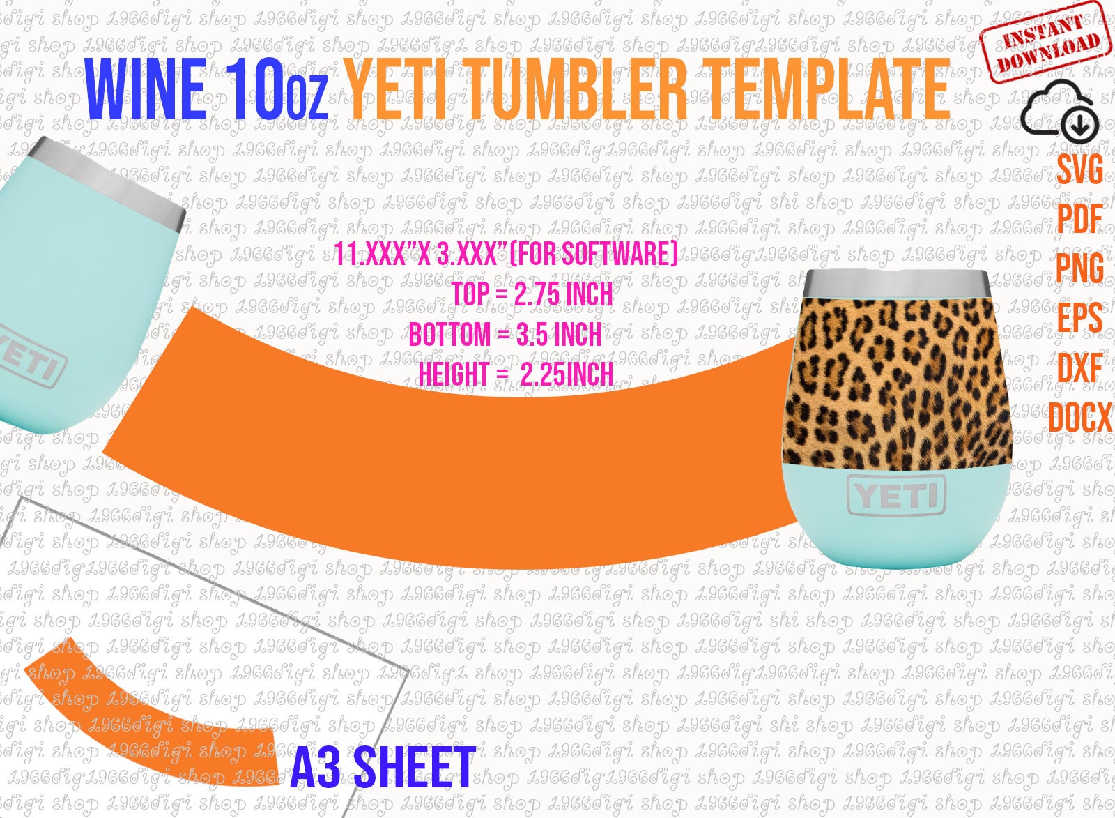 Wine 10 Oz Yeti Svg, Wine Template, Wine Tumbler 10oz Template, 10 Oz