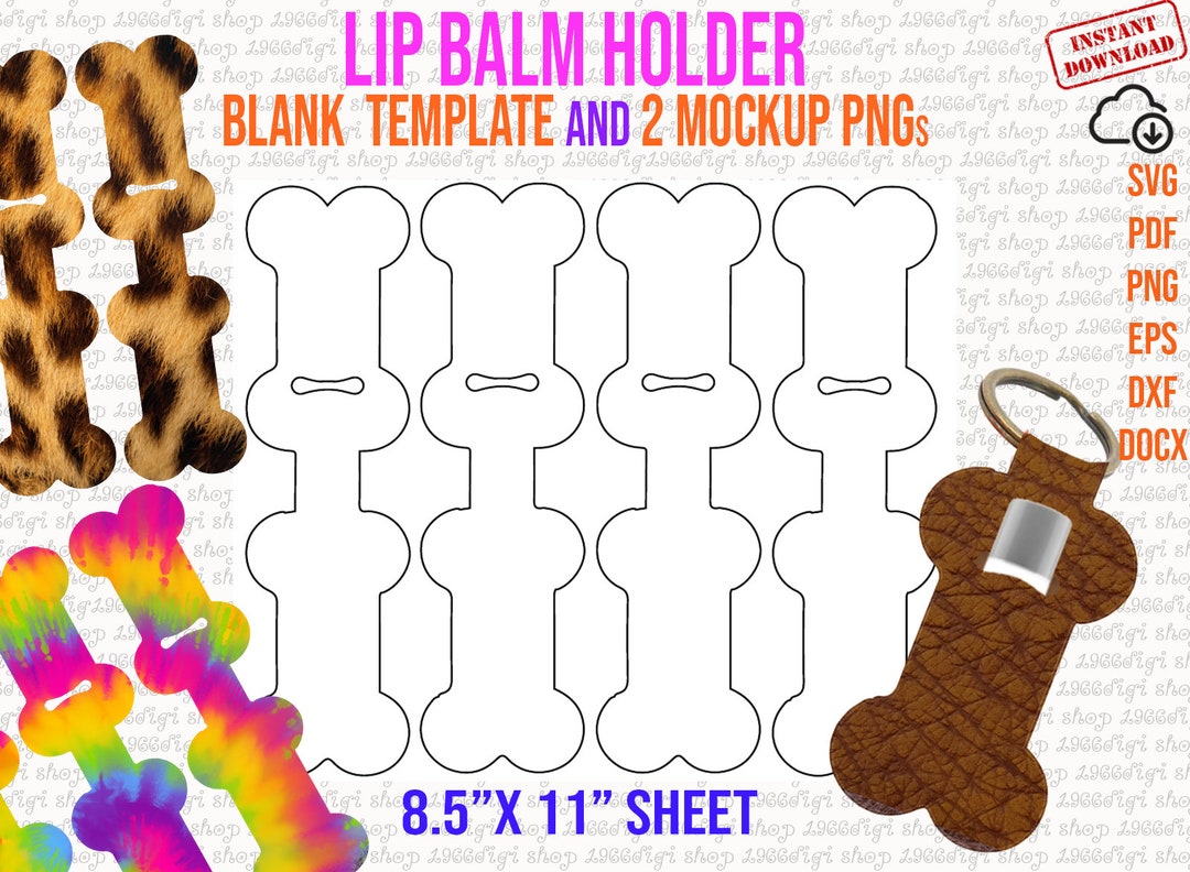 Lip Balm Holder Template Lip Balm Holder Svg Lip Balm Holder Etsy