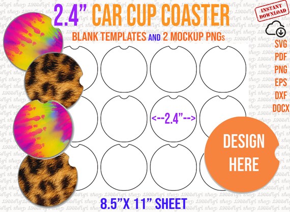 Easy Sublimation Car Coasters / DIY Tutorial / Sublimation for