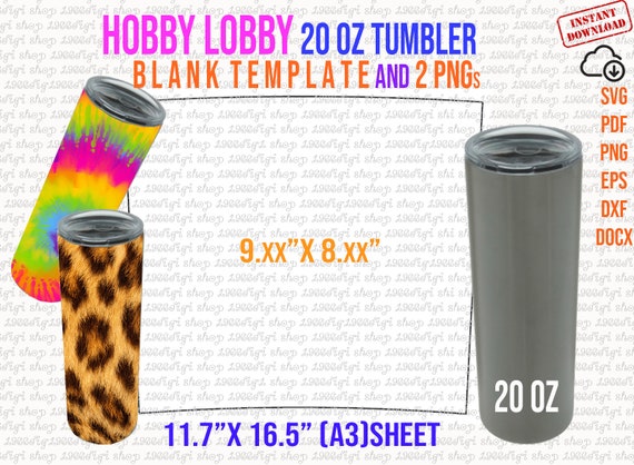 White Tumbler Sublimation Blank, Hobby Lobby