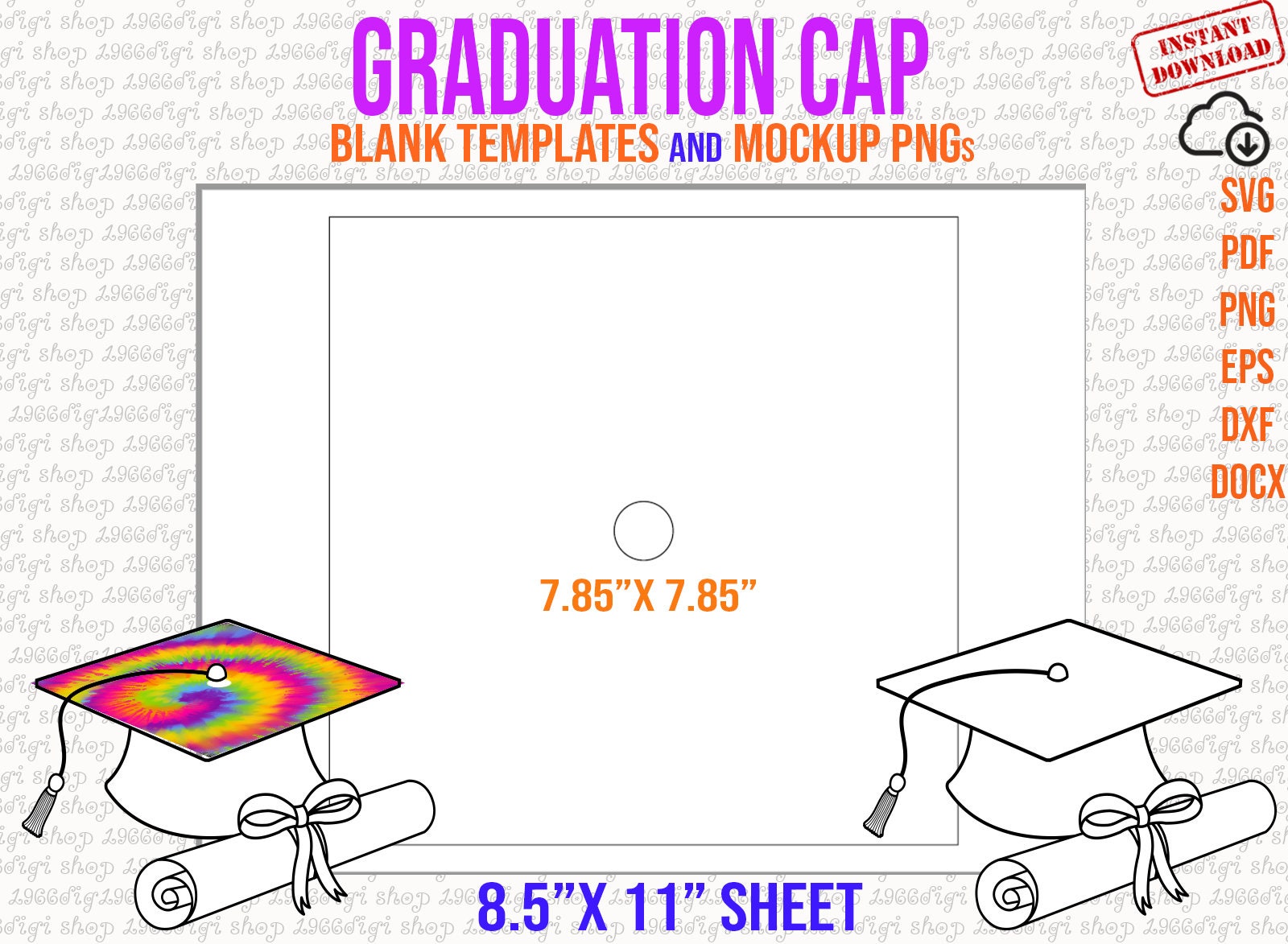 graduation-cap-template-blank-graduation-cap-graduation-cap-etsy