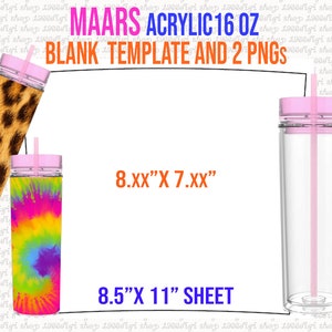 MAARS Acrylic Skinny Tumbler - 18 oz (12 PACK) – MainStreetMerchandise
