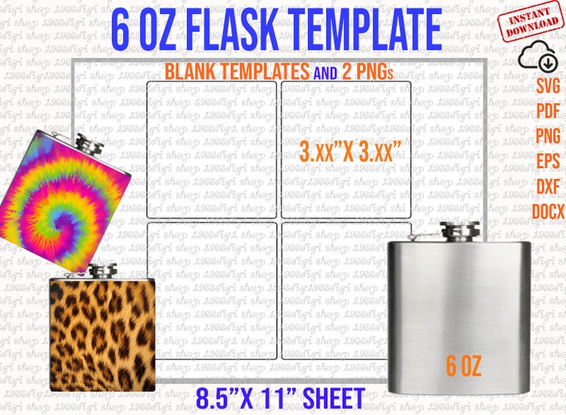 Flask Template, Bundle Flask Svg, Bundle Flask Template, Flask 5,6,7,8