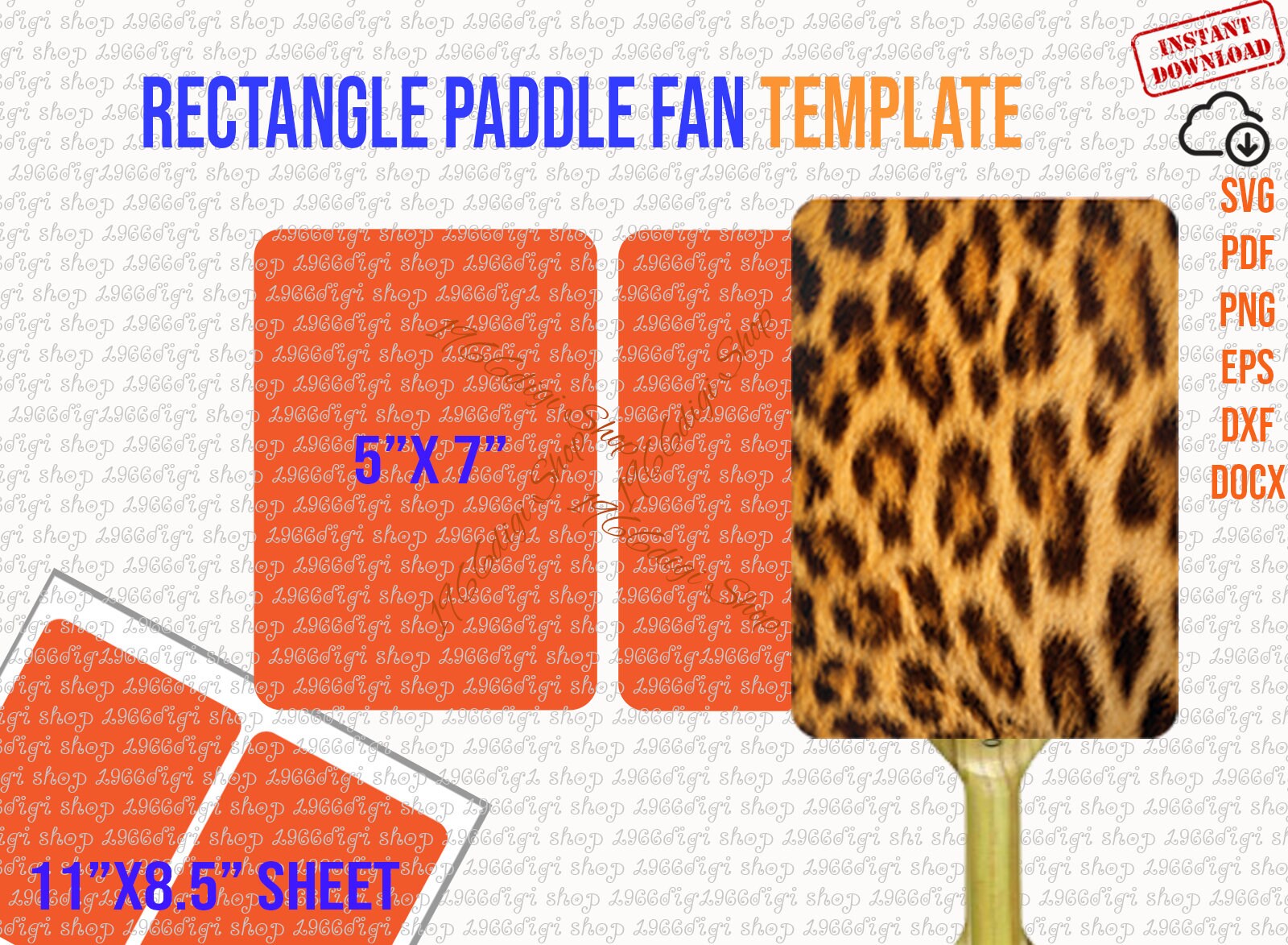 Art &amp; Collectibles Paddle Flower Fan Template PNG Docx Pdf 8.5x11 sheet ...