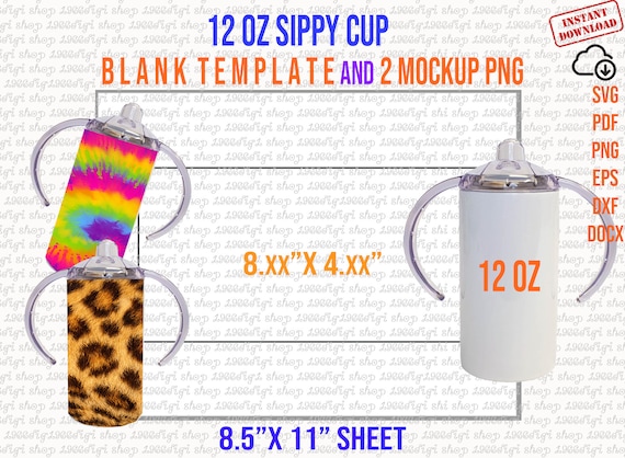 Sippy Cup 12 oz. – Monique's Kreations and Designs LLC