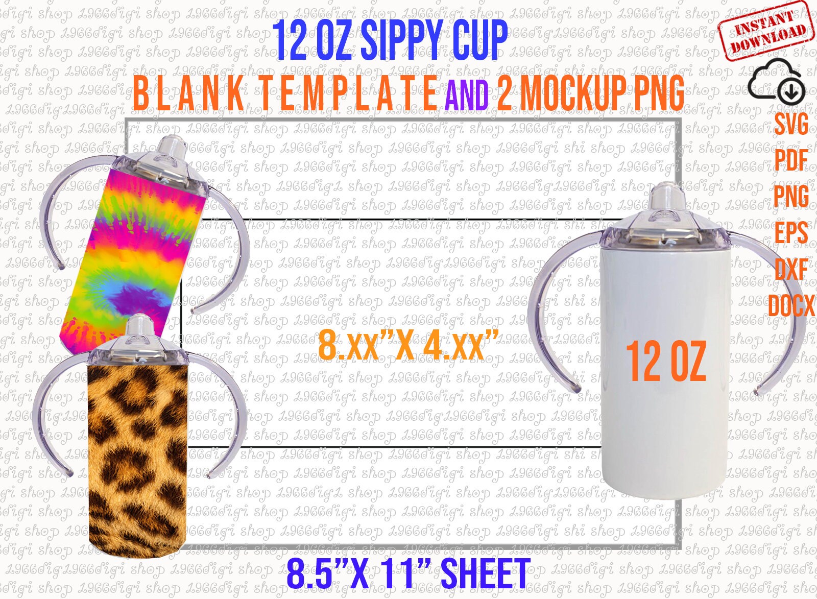 Sippy Cup Svg Sippy Cup Template Sippy Svg 12 Oz Wrap Etsy