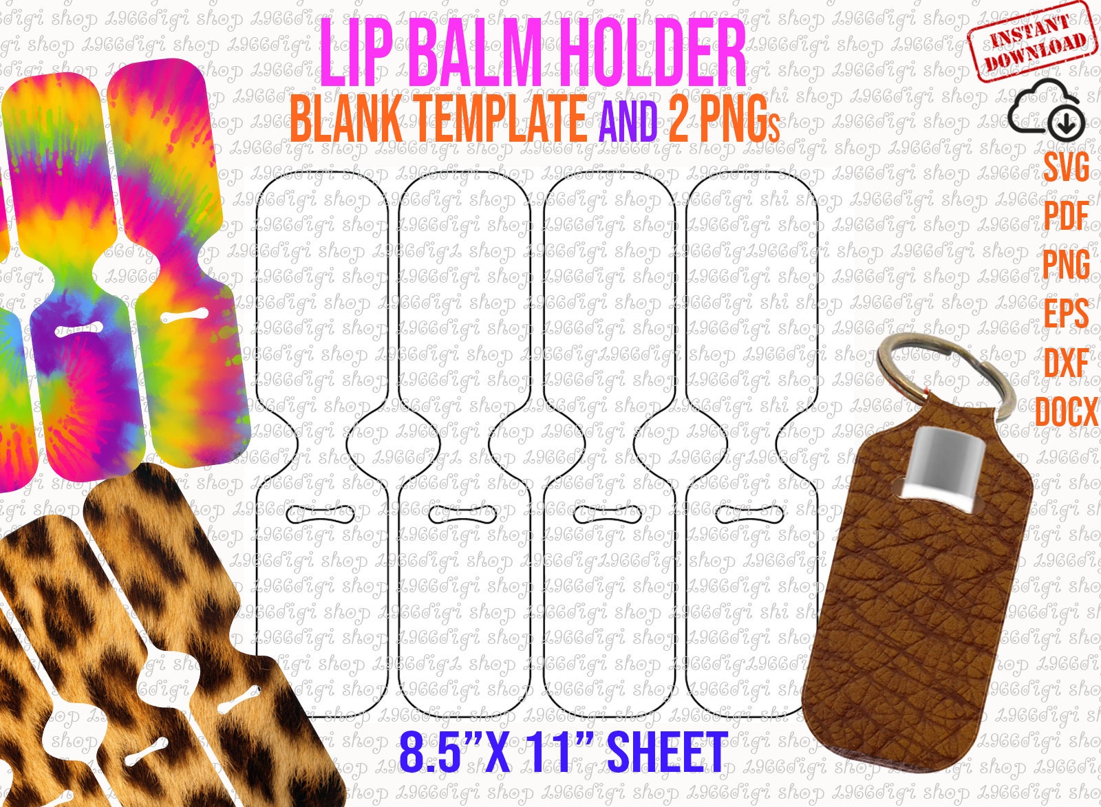 Lip Balm Holder Label Template, Chapstick Holder Keychain, Lip Balm Stickers, Lip Balm Labels Svg,  Custom lip balm Labels, Dxf, Svg, Docx