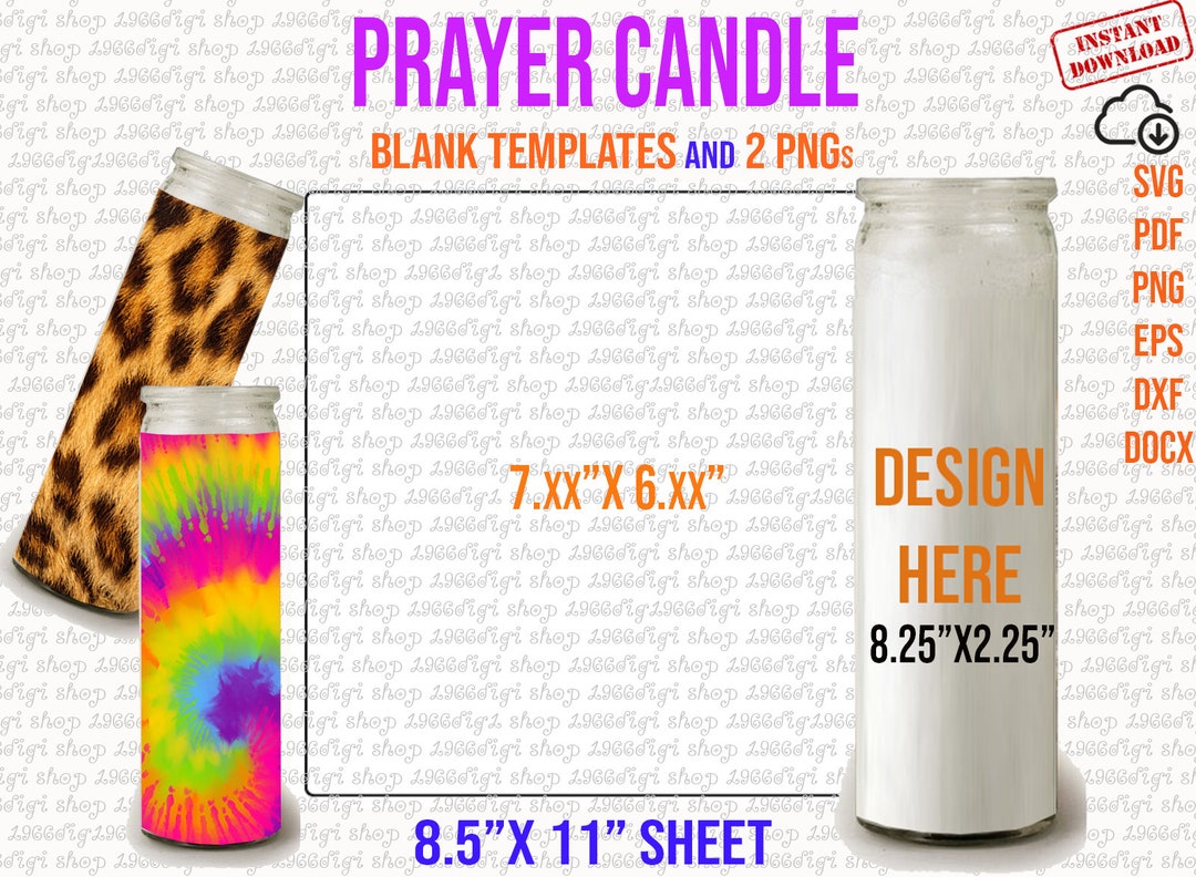 Prayer Candle Template for Custom Styles, Prayer Candle Svg, Jesus Prayer Candle Template for Custom Styles, Prayer Candle Svg, Jesus