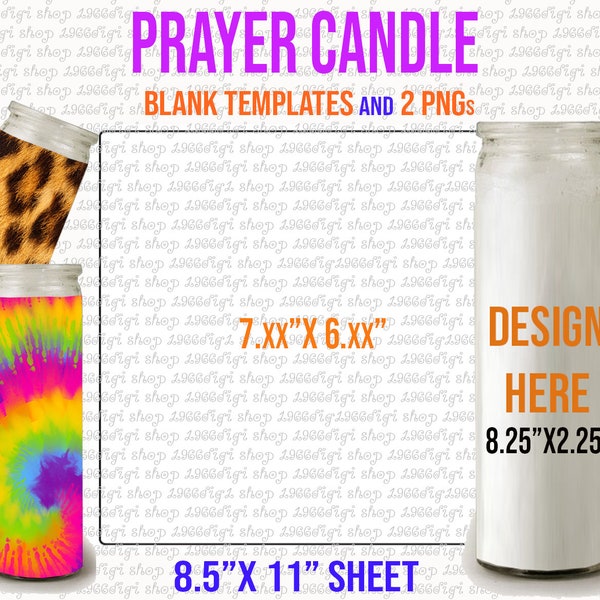 Prayer Candle Template for Custom Styles, Prayer Candle Svg, Jesus Candle, Prayer Candles, Saint Candle Custom Svg, Dxf, Docx, 11x8.5 Sheet