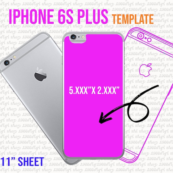 Iphone 6S Plus Svg, Iphone 6S Plus Template, Phone 6S Plus Svg, Phone 6S Plus Template, Phone Svg, Word Docx 8.5x11, Printable, Pdf Dxf Eps