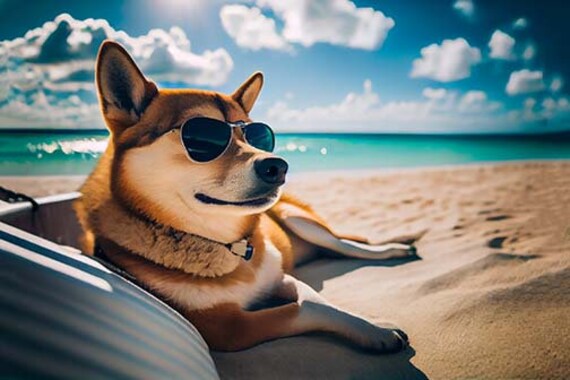 Shiba inu wall art top