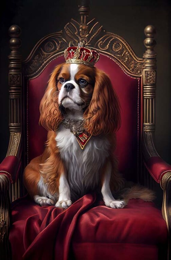 Cavalier king 2025 charles wall art