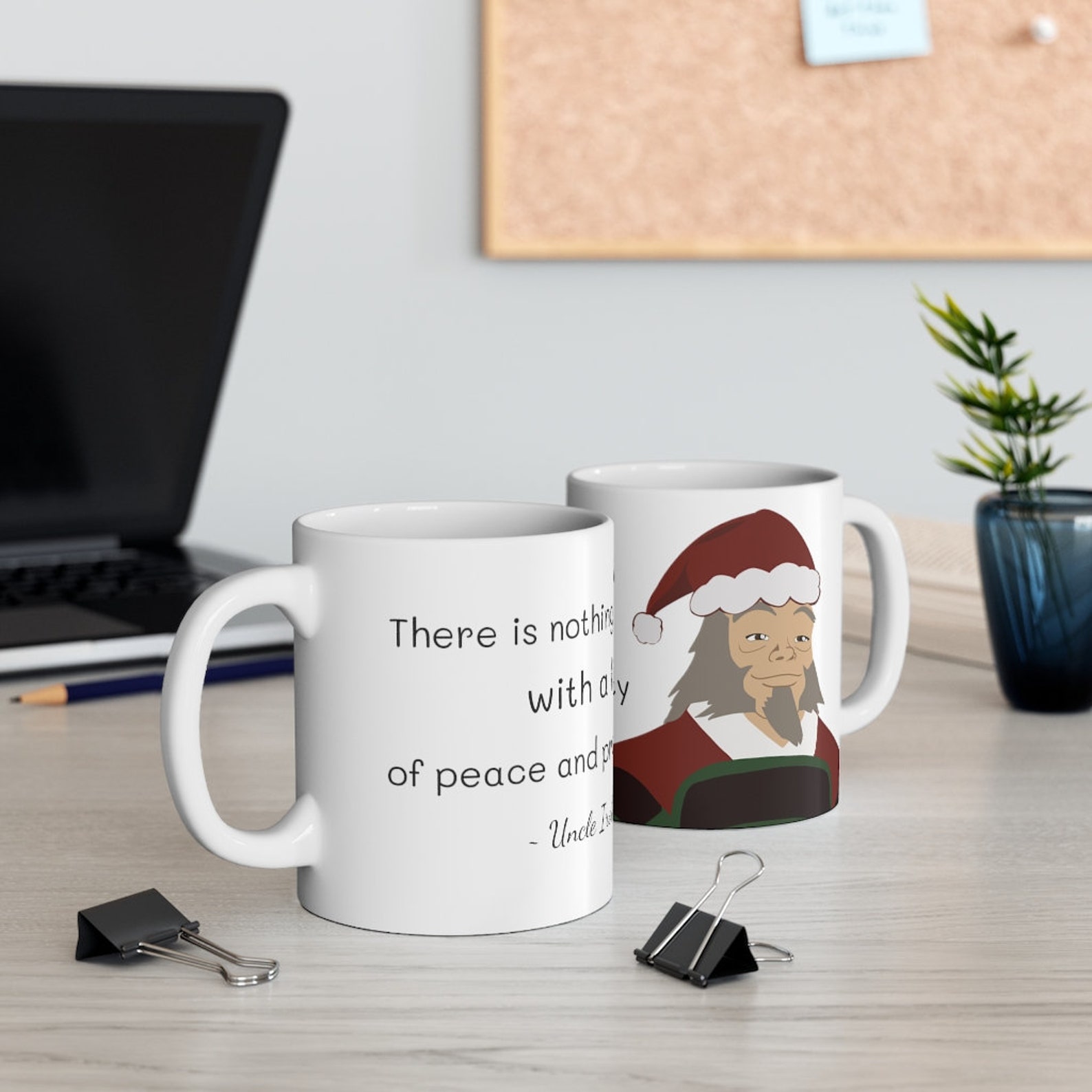 Uncle Iroh Tea Shop Uncle Iroh Santa Avatar Last Airbender Etsy