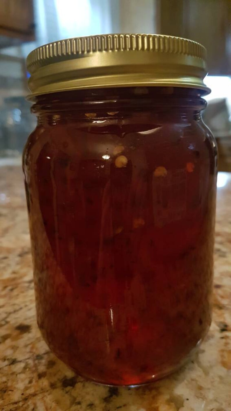 Prickly Pear Cactus & Jalapeno Jelly MEDIUM WITH Seeds Etsy