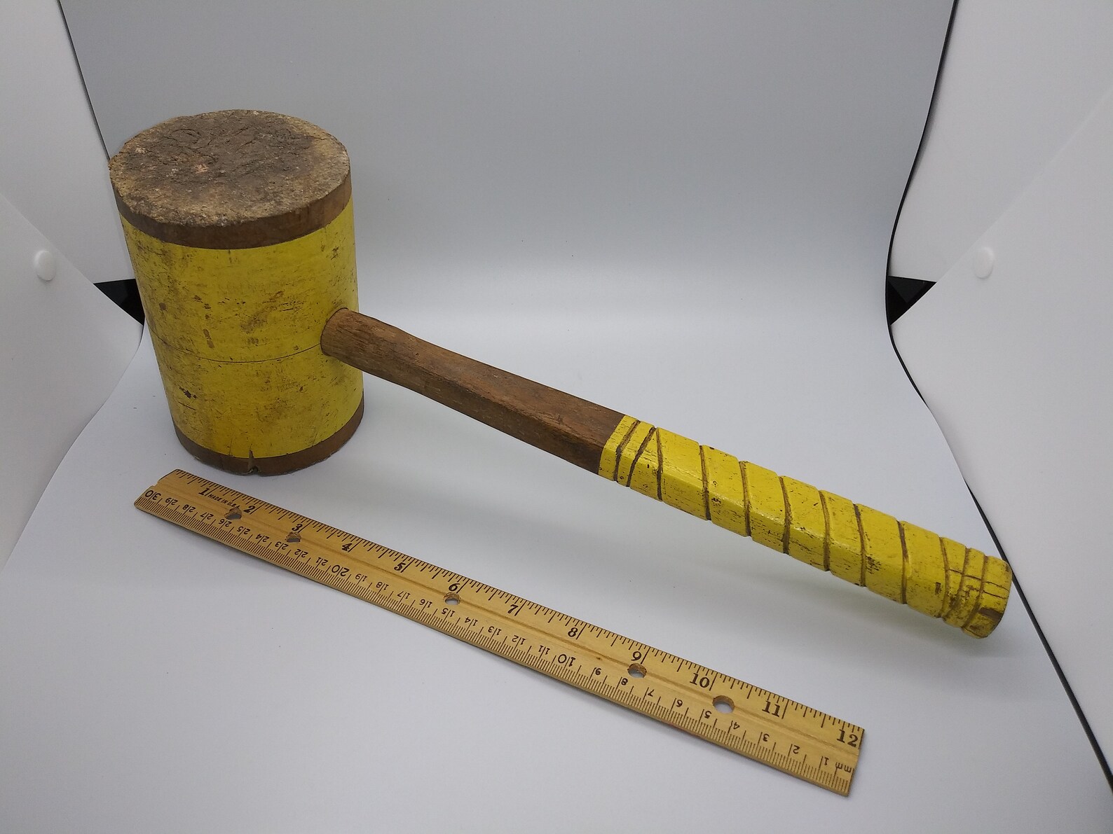 Antique Carnival Tent Peg Mallet Etsy