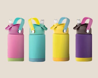 Personalized Kids Stainless Steel Water Bottle – 350ml Insulated Flask