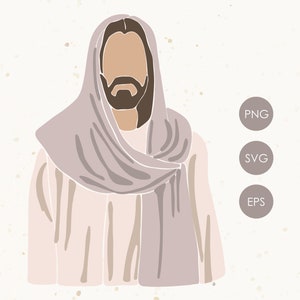 Jesus SVG, Jesus Portrait Svg, Jesus shepherd Svg, Jesus Png, Jesus Christ SVG, Printable Jesus Svg, Scripture Svg, Commercial Use