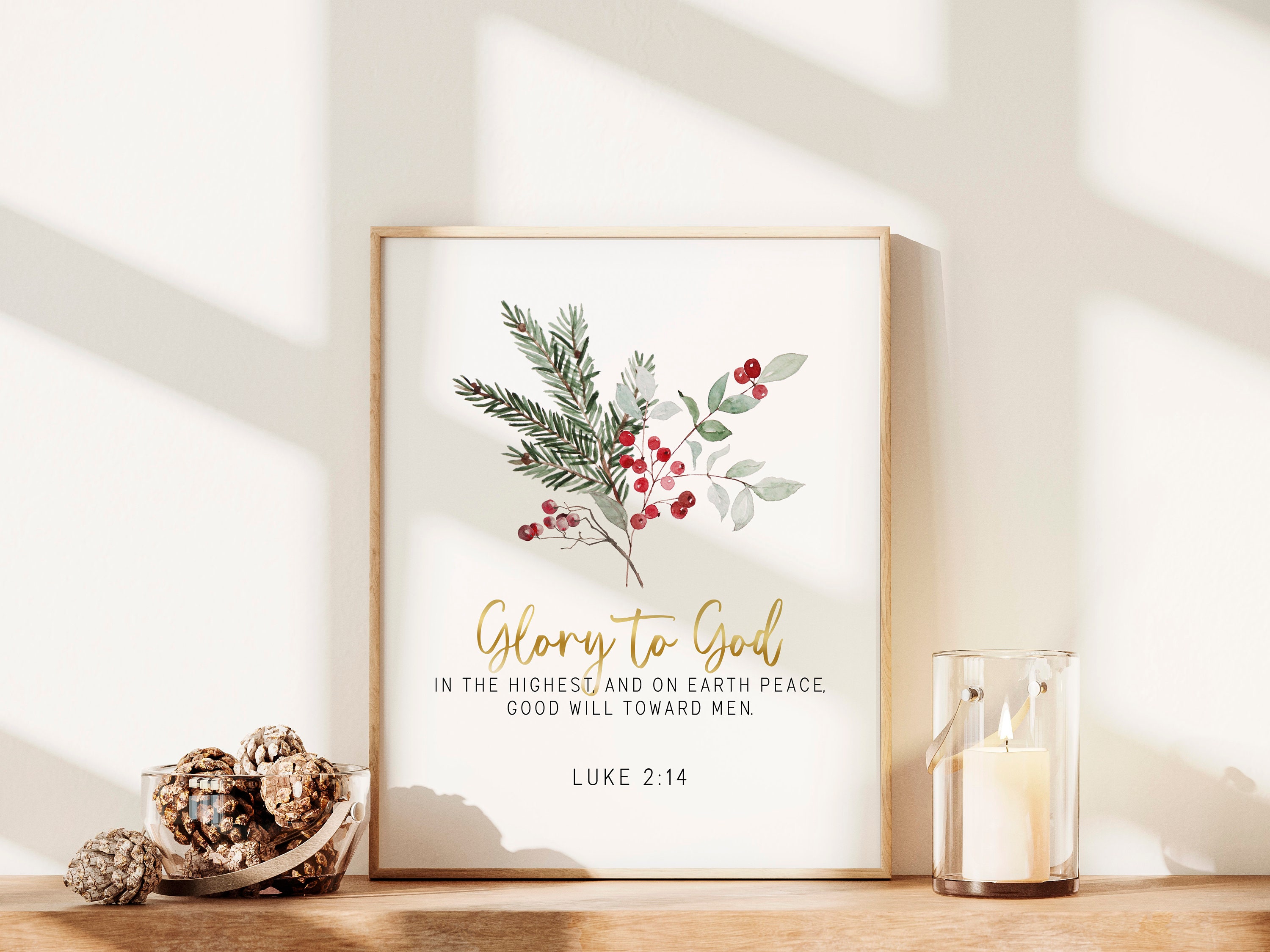 Luke 2:14 Bulbs Boxed Note Cards Luke 2:14 Bulbs Boxed Note Cards