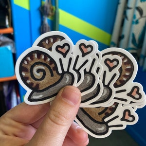 Cute snail sticker