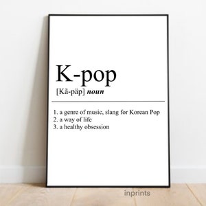 Kpop digital print
