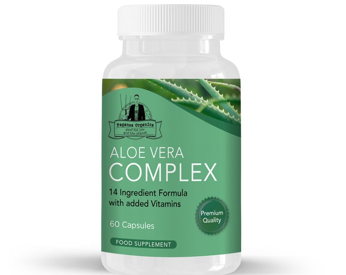 Featured listing image: Aloe Vera Complex (14 Ingredient Formula with added Vitamins) 60 Capsules