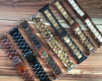 wooden watch strap