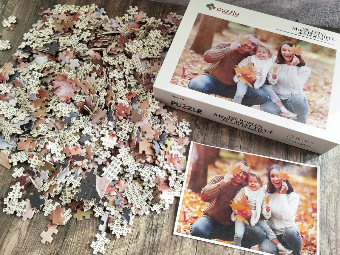 Custom Photo Puzzle 1000 500 300 Puzzle Custom Anniversary Etsy