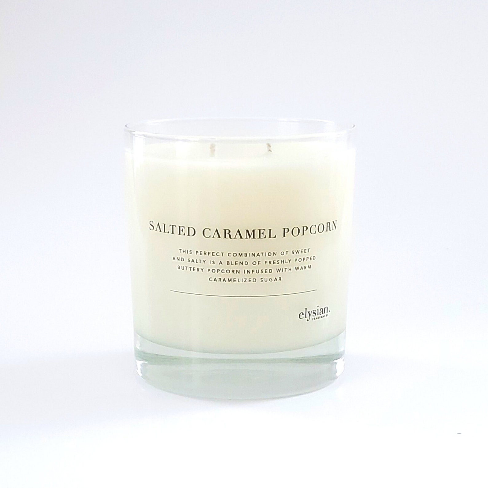 Salted Caramel Popcorn Natural Luxury Scented Candle Etsy