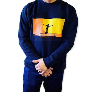 Shifty Sunset: Skateboard Sweatshirt