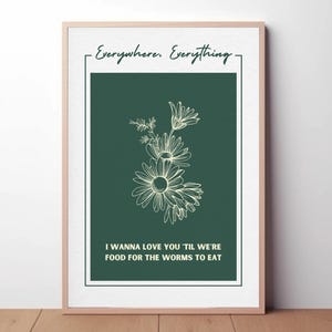 Überall alles INSPIRED Digitales Poster, Wandkunst, Dekor