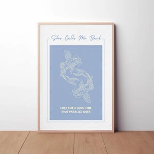 She Calls Me Back INSPIRED Digital Print, Poster, Wall art