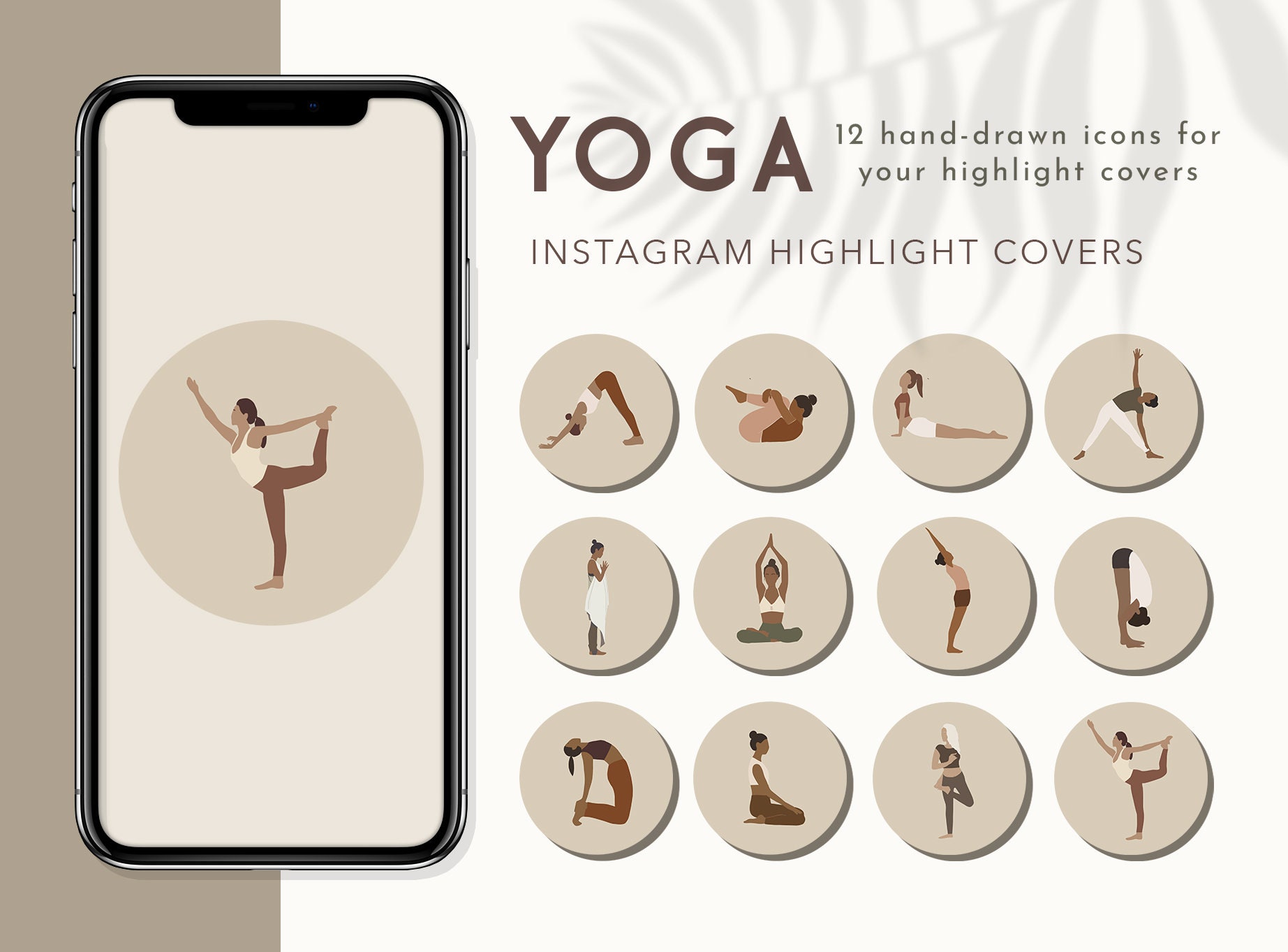 Yoga Highlights Instagram Covers Yoga Instagram Stories Etsy