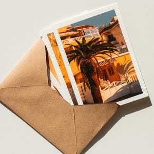 Cartolina di Tenerife, isola tropicale, tramonto, spiaggia, idea regalo di viaggio