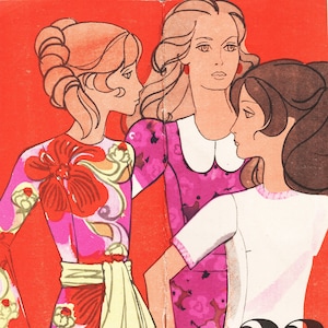 1970s Vintage Fashion Pattern Book Digital Download Fashion magazine 1970s Sewing patterns