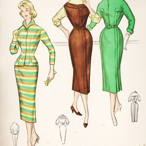 1950s Digital Download 1950s Vintage Fashion Magazine Pattern Book Catalog
