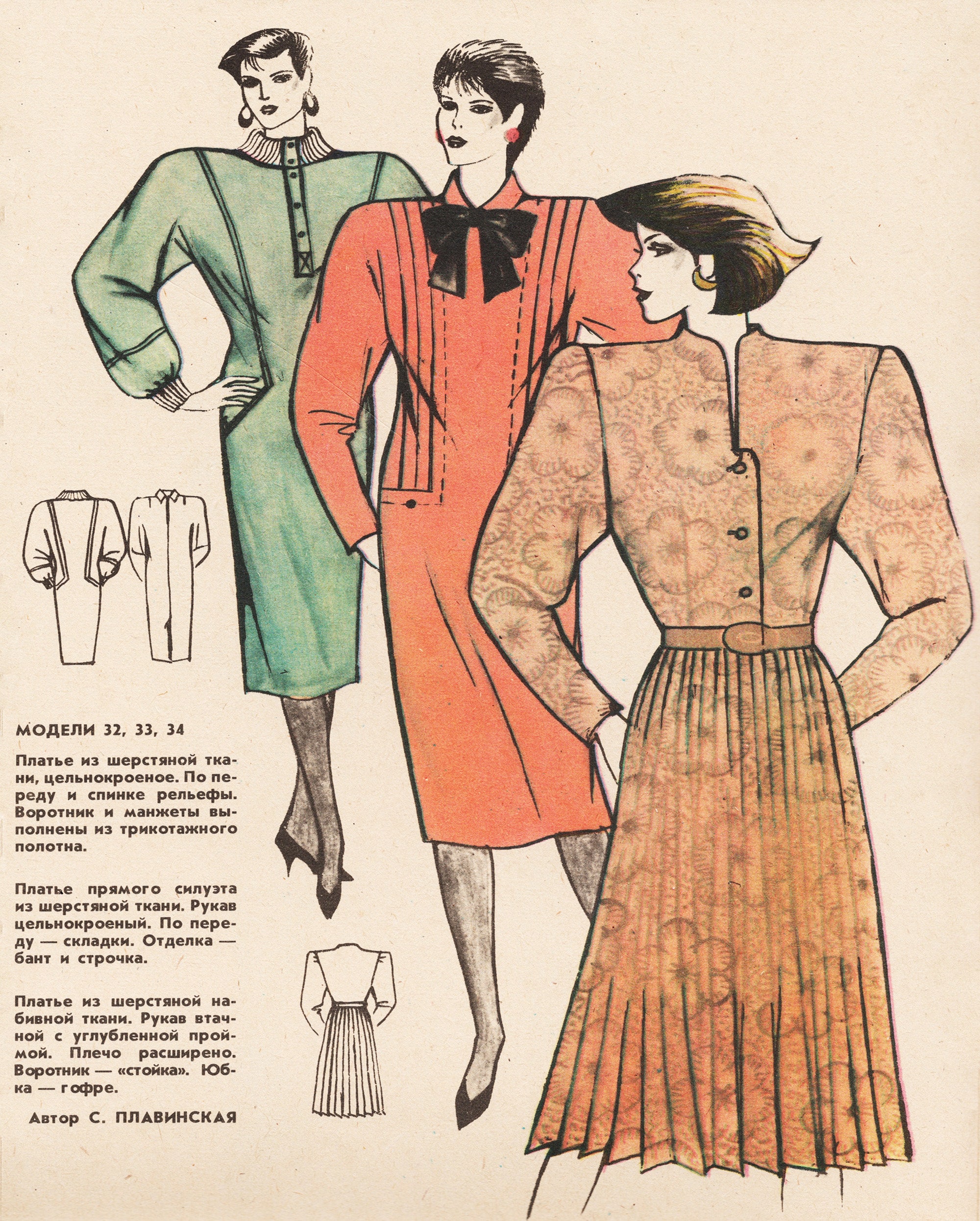 1980s Vintage Fashion Magazine 