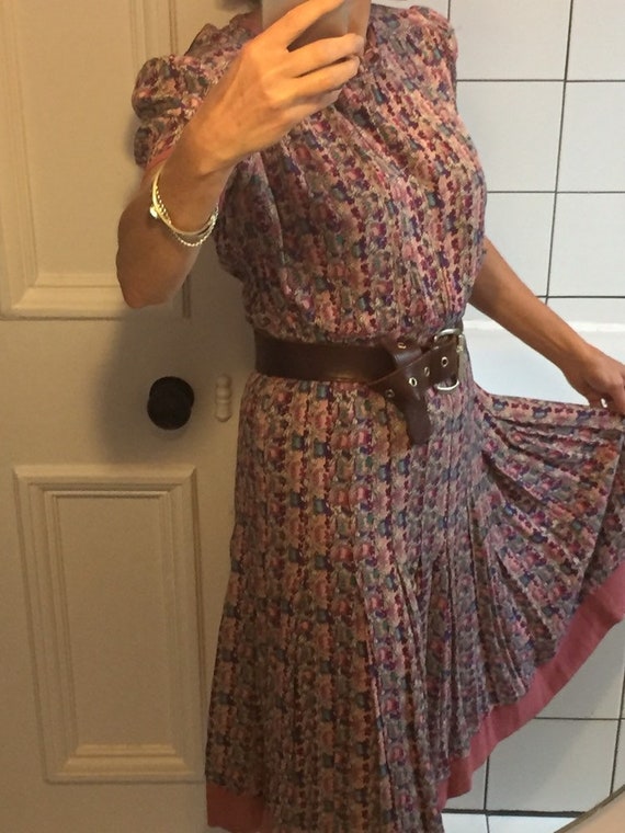 True Vintage 50s Floral Tea Dress