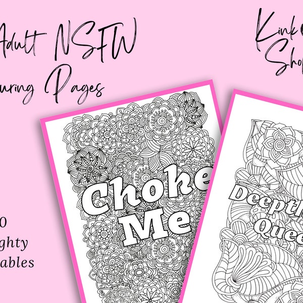 Adult Nsfw Coloring Pages Etsy Australia