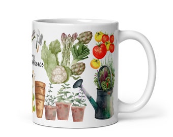 Veggie Garden Coffee Mug: Gardener's Gift