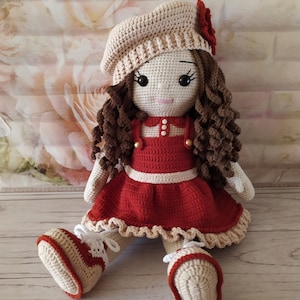 Handmade Crochet Amigurumi Doll Ann.