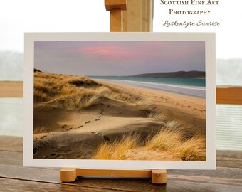 Luskentyre Sunrise Scotland Fine Art Print Signed Scottish Sunrise Seascape (with Certificate)