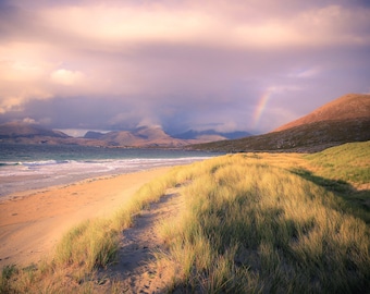 Luskentyre Beach Scotland, Premium Fine Art Print, Signed by Artist + Authenticity Certificate, Unique Scottish Christmas Gift, Unframed