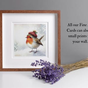 Scottish Robin Christmas Card PREMIUM Fine Art Etching Small Print You ...