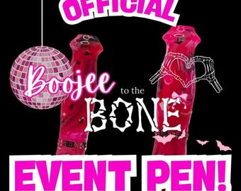OFFICIAL Lonestar Retreat Boojee to the Bone Event Pen!! *MUST* Read Description! Glowing Pinks, Black, Glitter, Crystals! Blanks by DPP©!