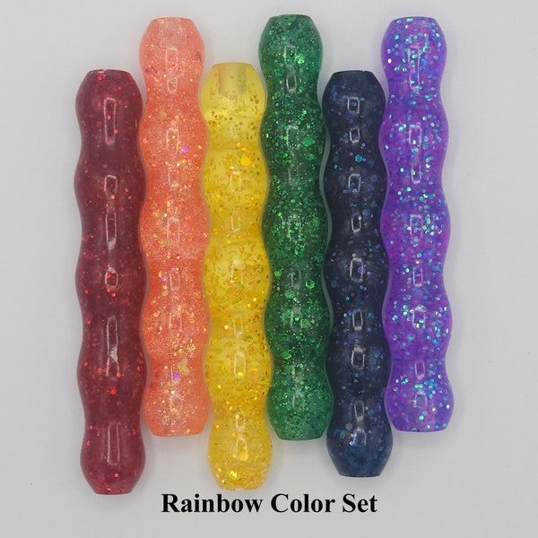 VALUE COLLECTION Set! Diamond Pen Pal Pens for Less! 6 Pens, RAINBOW Colors, Mixed Multiplacers! Chose Roll-Stop© Feature!! Save Money!!