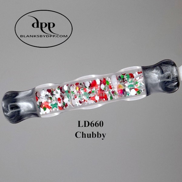 VIDEO! Handmade CHUBBY LAVA Pen Water Diamond Painting Drill Pen, Roll-Stop©! Red/Green/White Snowflakes, Hearts, Crystals! Liquid Motion!