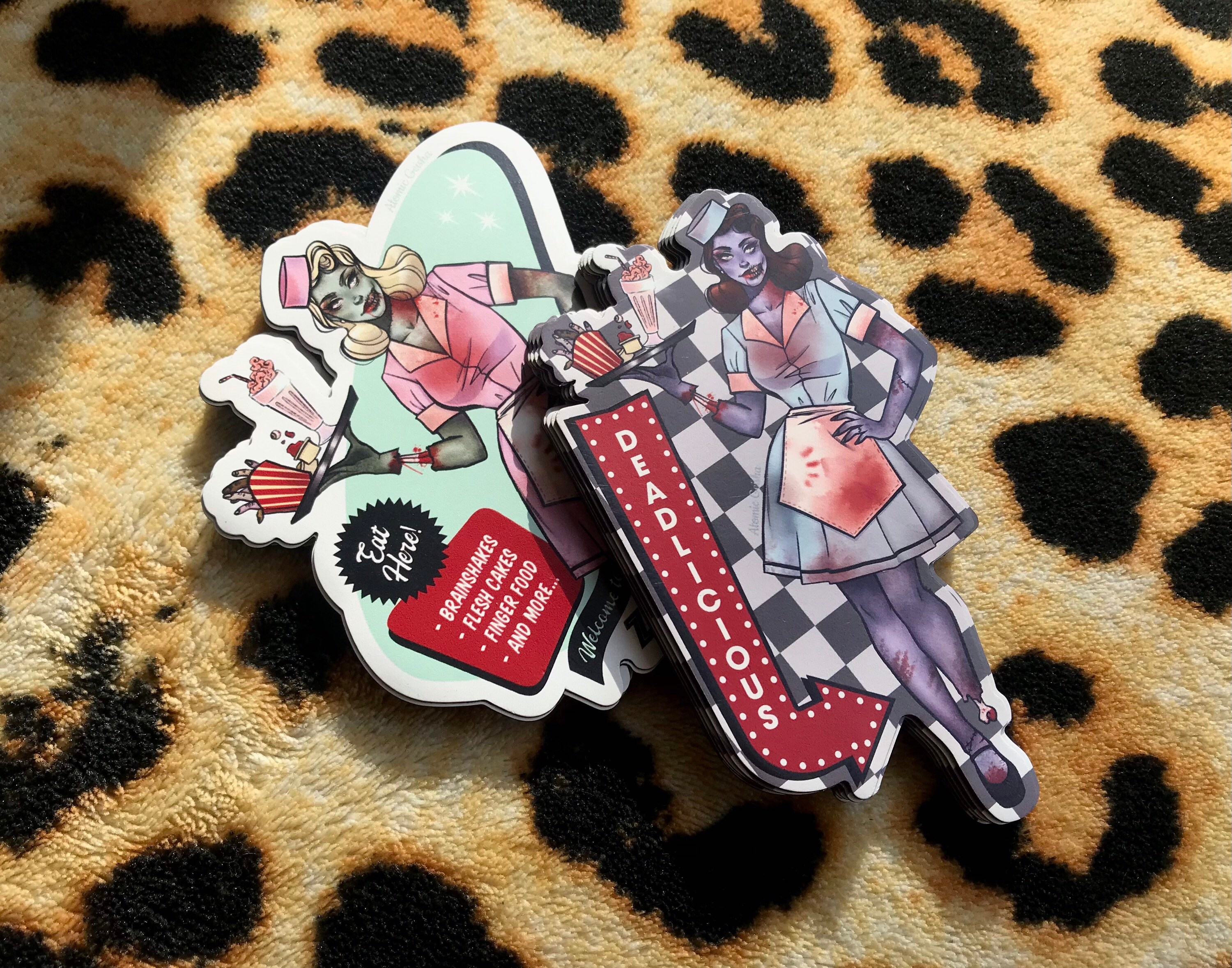 Vintage 1940s Driben Pin-Up Girl Magnet - 5 Inch Classic American Retro Fridge Magnet